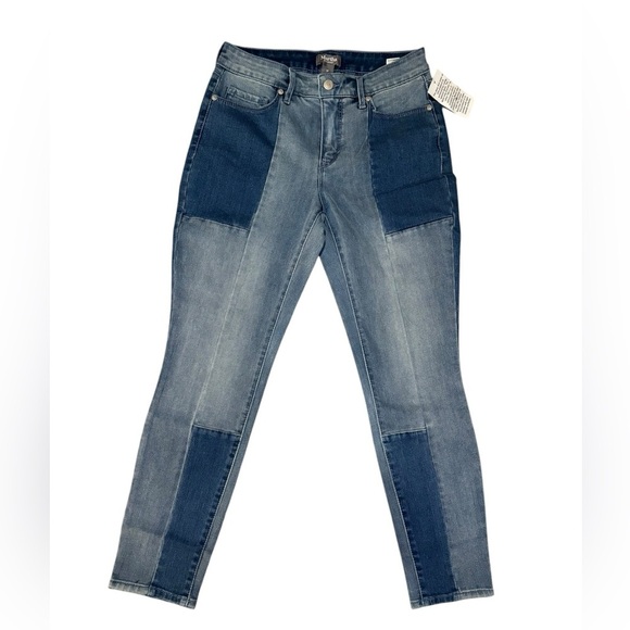 Martha Stewart Denim - Women's Martha Stewart  Blue Patchwork Jeans 2P